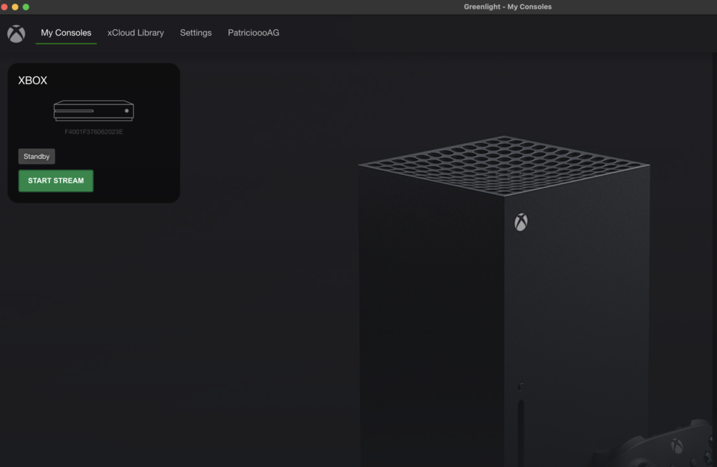 xBox en MacOS y Forza Motorsport con voces en español.
